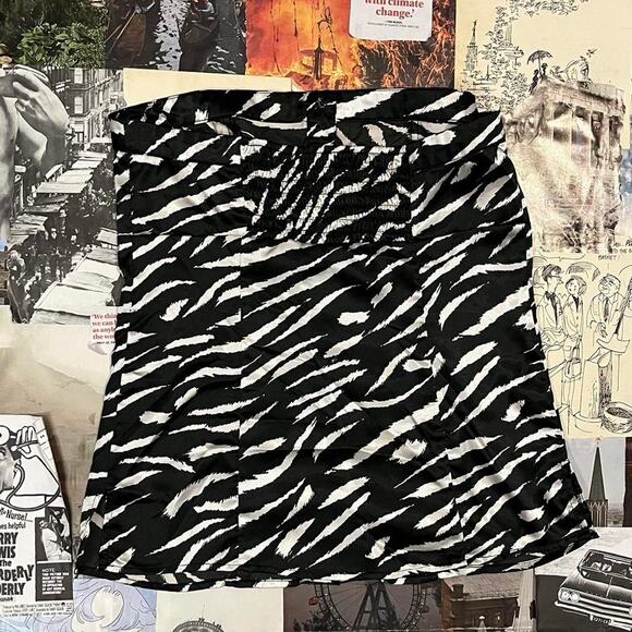 Zebra womens y2k tube top - Picture 5 of 6